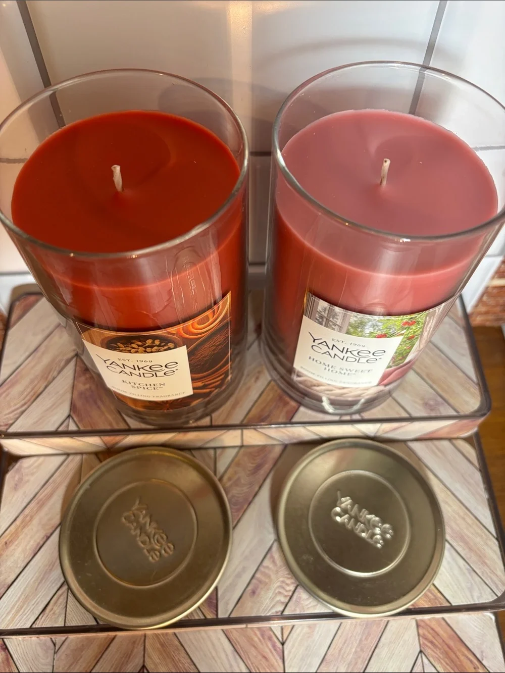 Yankee Candle Grandma's Kitchen Medium Duo!
